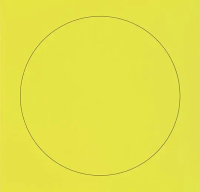 Allura Material 63584DR7 mustard circle (50x50 cm)