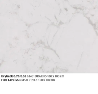 Allura Flex Material 63451FL5 white marble (100x100 cm)