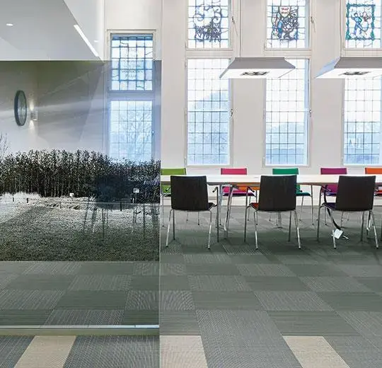 Ковровое покрытие Flotex  Cityscape в плитках t550003 Complexity charcoal 50 cm x 50 cm