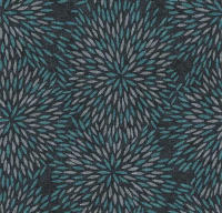 Ковровое покрытие Flotex Vision Floral 660014 Firework Tide